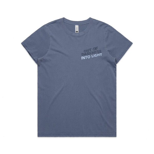 Women's tshirt - Faded blue Thumbnail