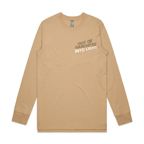 Men's long sleeve tee - Mustard Thumbnail